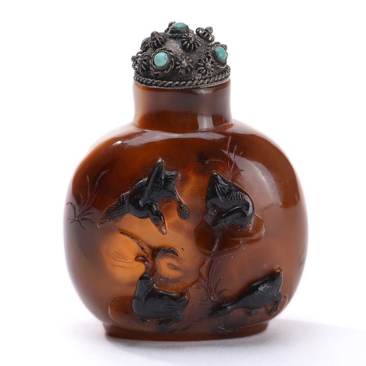 Regis Galerie Snuff Bottles Collection. Snuff Bottle Agate 19th Century Image #1