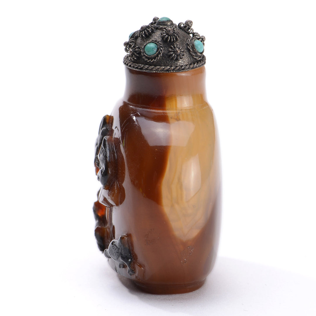 Regis Galerie Snuff Bottles Collection. Snuff Bottle Agate 19th Century Image #2