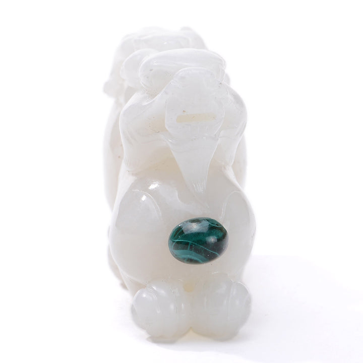 Regis Galerie Snuff Bottles Collection. Snuff Bottle Pure White Jade Image #2