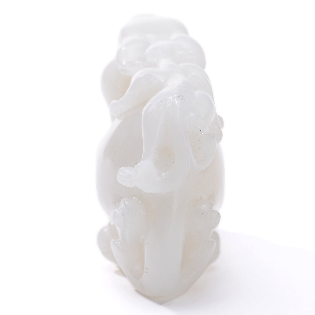 Regis Galerie Snuff Bottles Collection. Snuff Bottle Pure White Jade Image #4