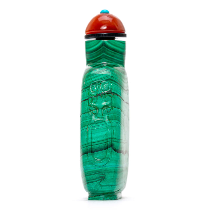 Snuff Bottle Malachite