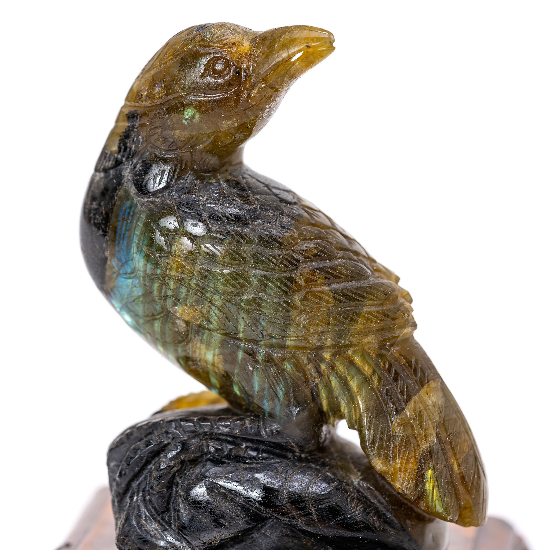 Unlock Serenity and Magic with the Labradorite Carving Bird - Shop Now ...
