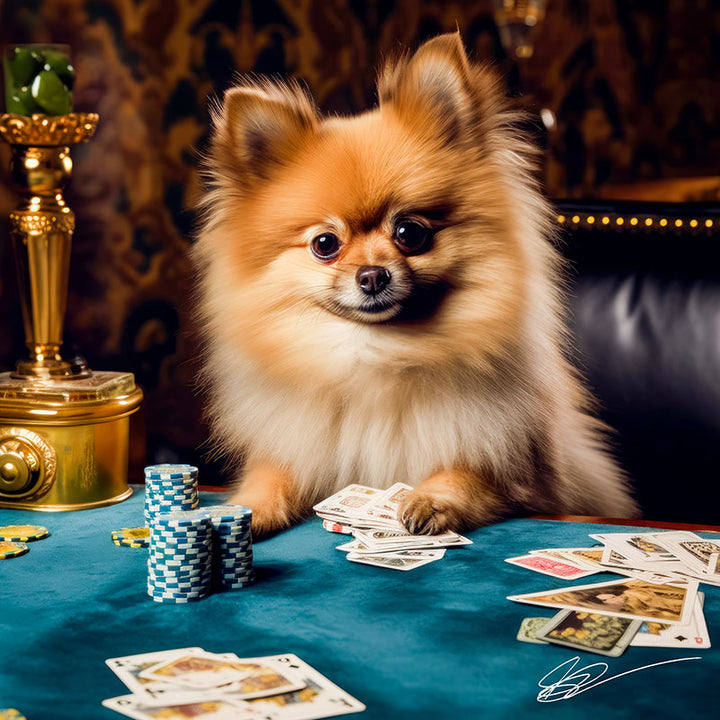 Pawsitive Poker Poms