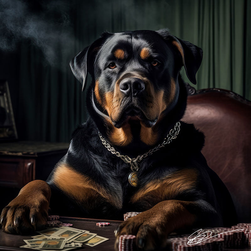 Rottie's Poker Face – Regis Galerie