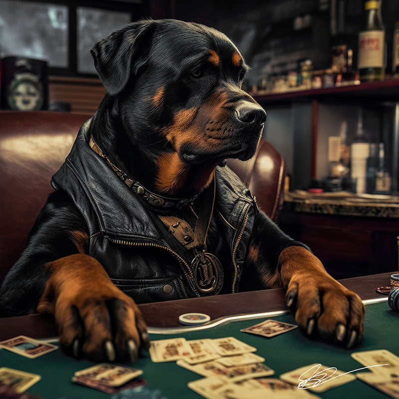 Rottweiler's Royal Flush – Regis Galerie